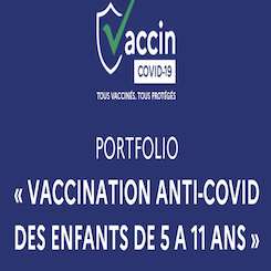 Portfolio vaccination anti-covid des enfants de 5 à 11 ans